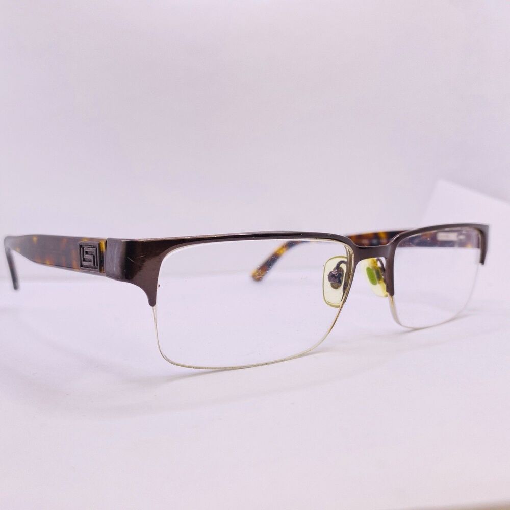 Versace Eyeglasses Frame Mod. 1184 1269 53 [] 18 140 Tortoise Half Rim Authentic